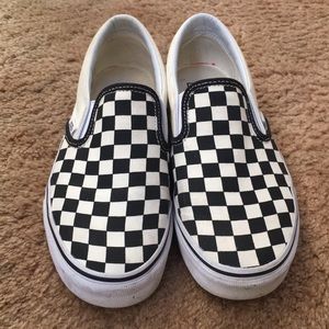 Checkerboard slip-on